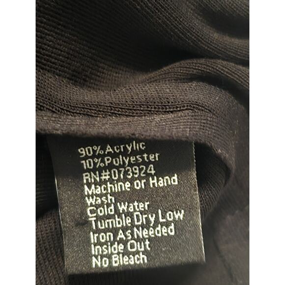 Misook Tank Top Womens XL Black Sleeveless Knit Shell Pullover Plus Size Career - Picture 4 of 4